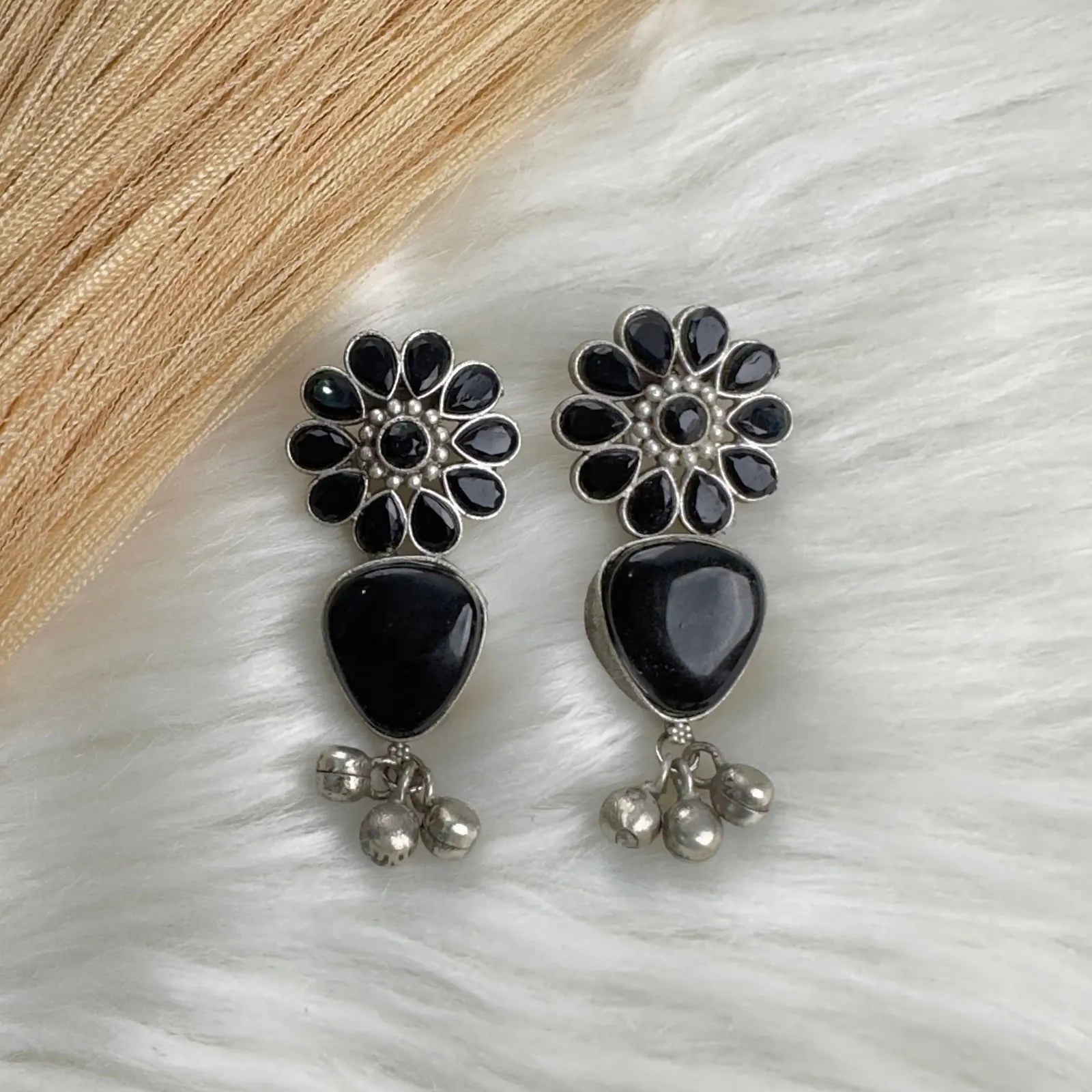 Black Petal Perfection Studs - womaniya - Black Petal Perfection Studs - womaniya -  - My Store - Black Petal Perfection Studs - womaniya - #tag1# - #tag2# - #tag3# - #tag4#