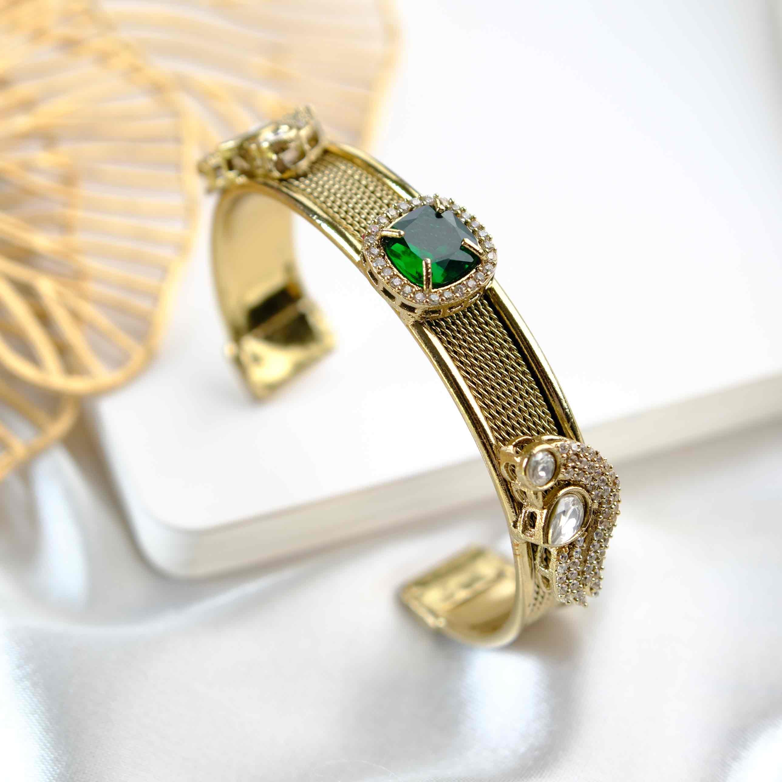 Green Suhana Fusion Bangle