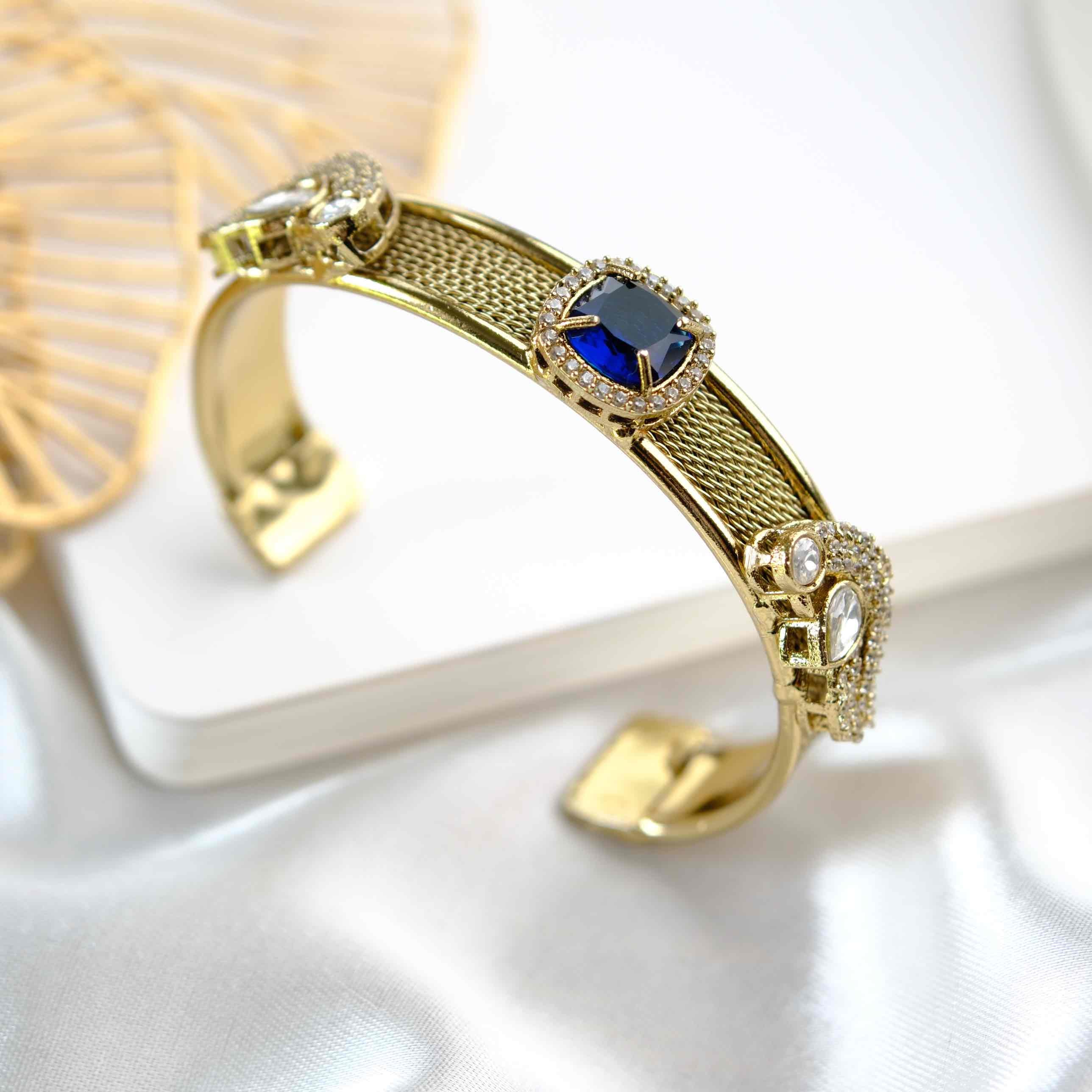 Navy Blue Suhana Fusion Bangle