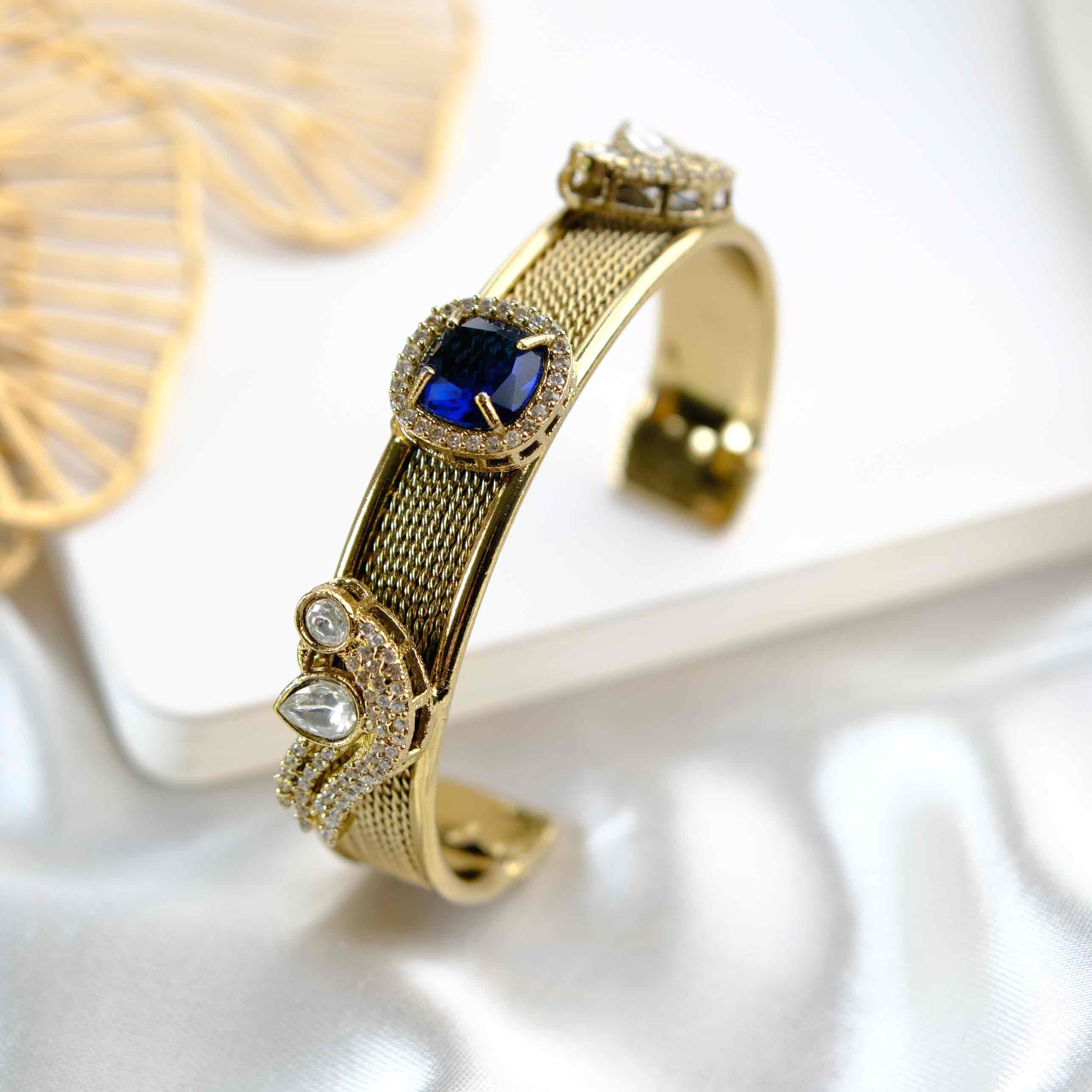 Navy Blue Suhana Fusion Bangle