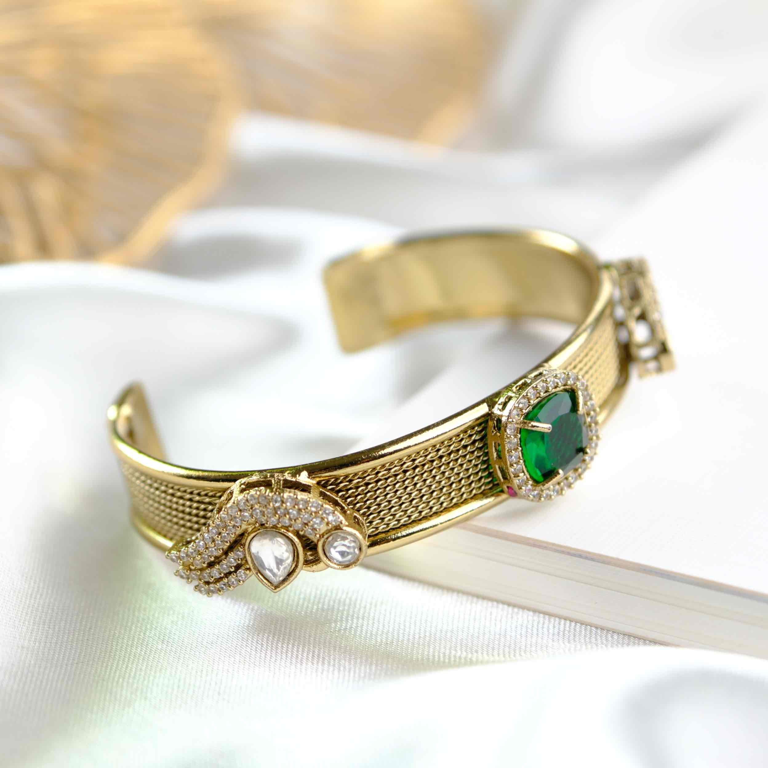 Green Suhana Fusion Bangle