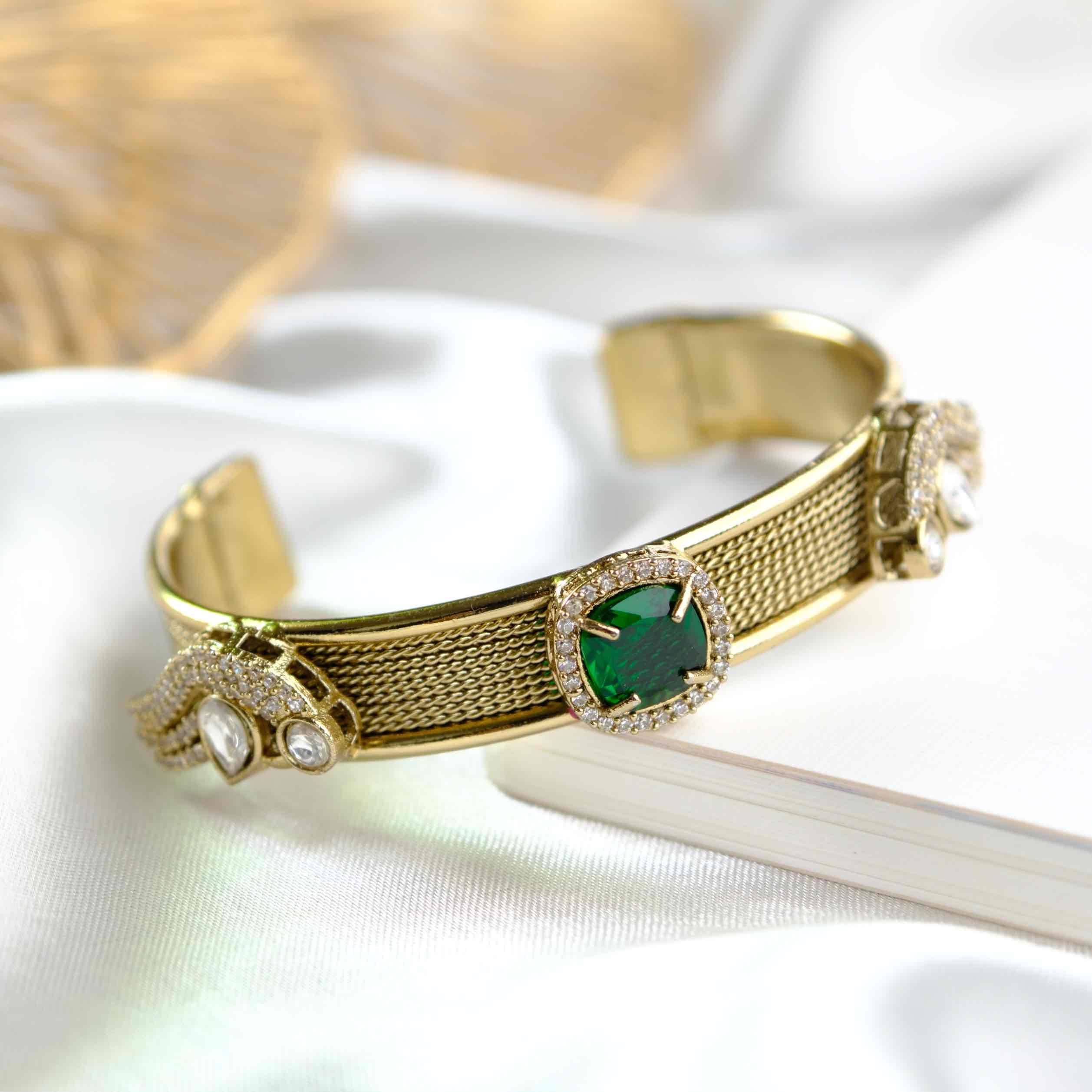 Green Suhana Fusion Bangle