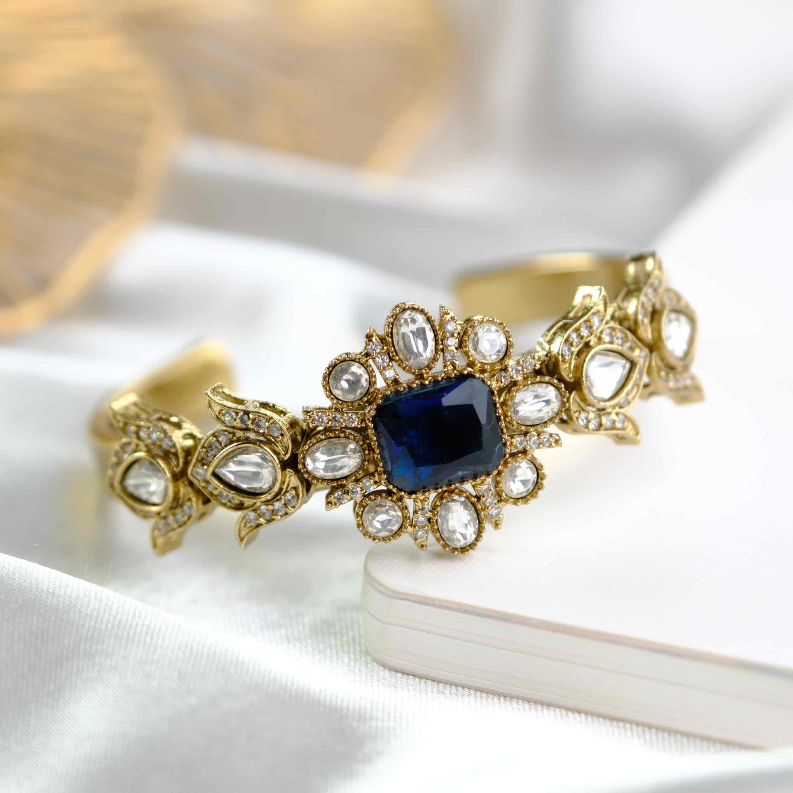 Navy Blue Aisha Fusion Bangle